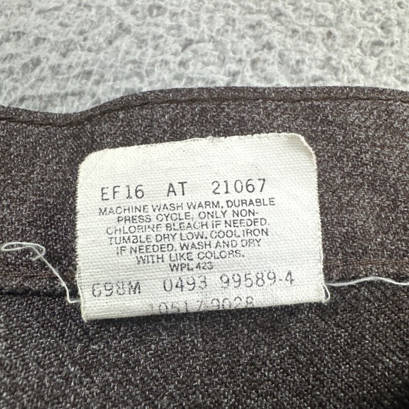 VTG 90s Levis 517 Boot Cut Rancher Pants 38x25* Gray Tex Twill Polyester USA - Picture 2 of 16